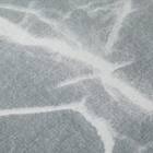 大理石柄の洗える起毛プリントラグ 190X190 GY 15枚目画像