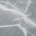 大理石柄の洗える起毛プリントラグ 190X190 GY 15枚目画像