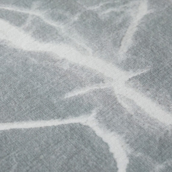 大理石柄の洗える起毛プリントラグ 190X190 GY 15枚目画像