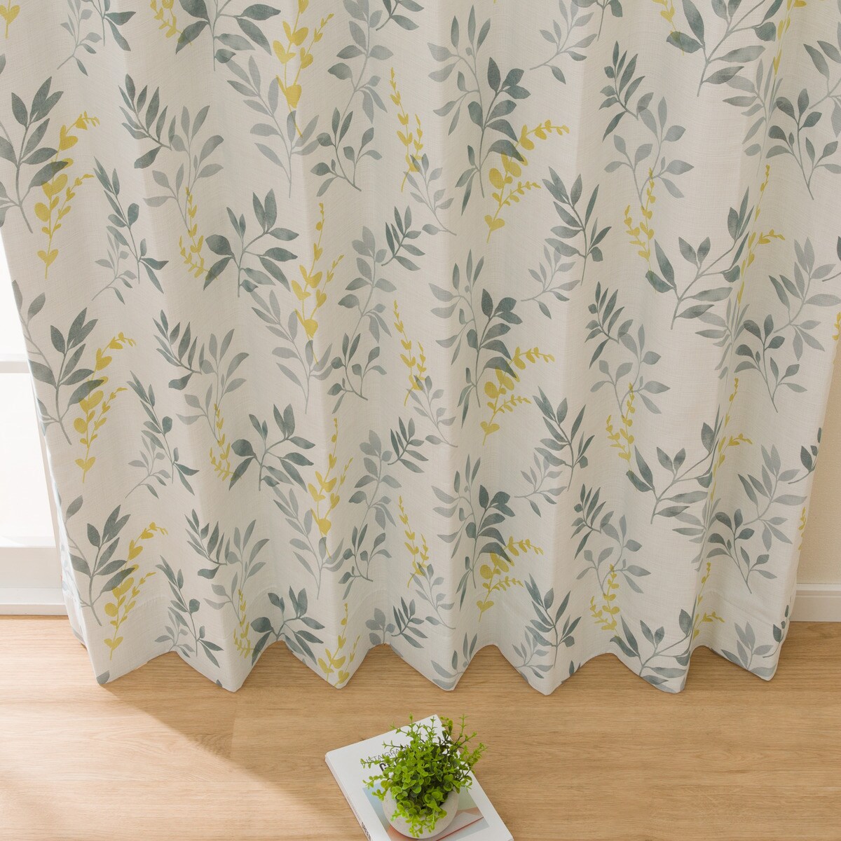 オーダーカーテン OD083 グレー 2倍ヒダ(幅40-100/丈40-140cm