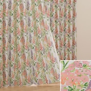 オーダーカーテン OD086 イエローグリーン 2倍ヒダ