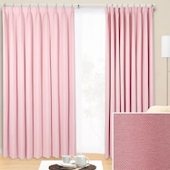 オーダーカーテン Sノーブル ローズ 2倍ヒダ