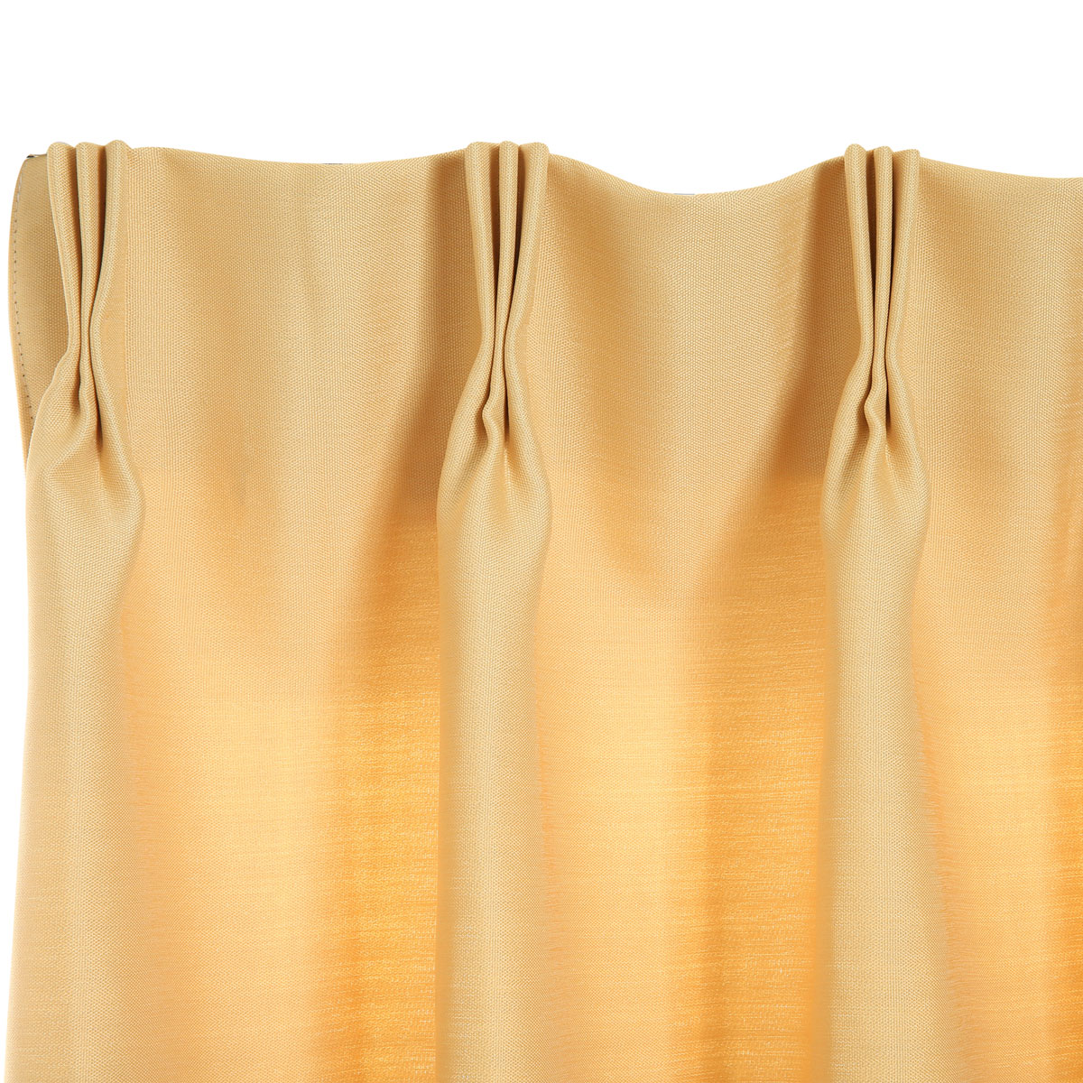 【オーダーカーテン】０５ オーダーカーテン ラック オレンジ ZLS-05 2倍ヒダ(幅201-300/丈