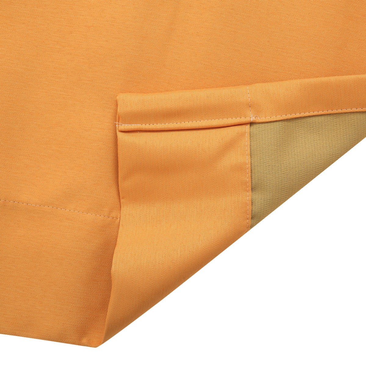 オーダーカーテン ラック ダークオレンジ ZLS-06 2倍ヒダ(幅-100