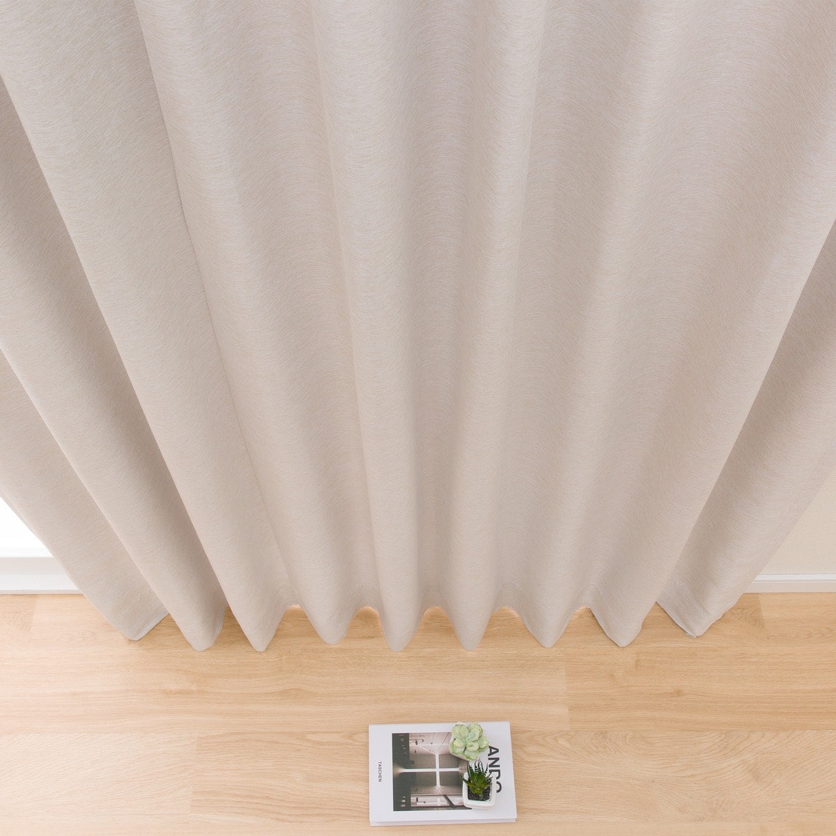 腰高窓用　オーダーカーテン　ウーノST ベージュ 腰高窓用 オーダーカーテン ウーノST ベージュ