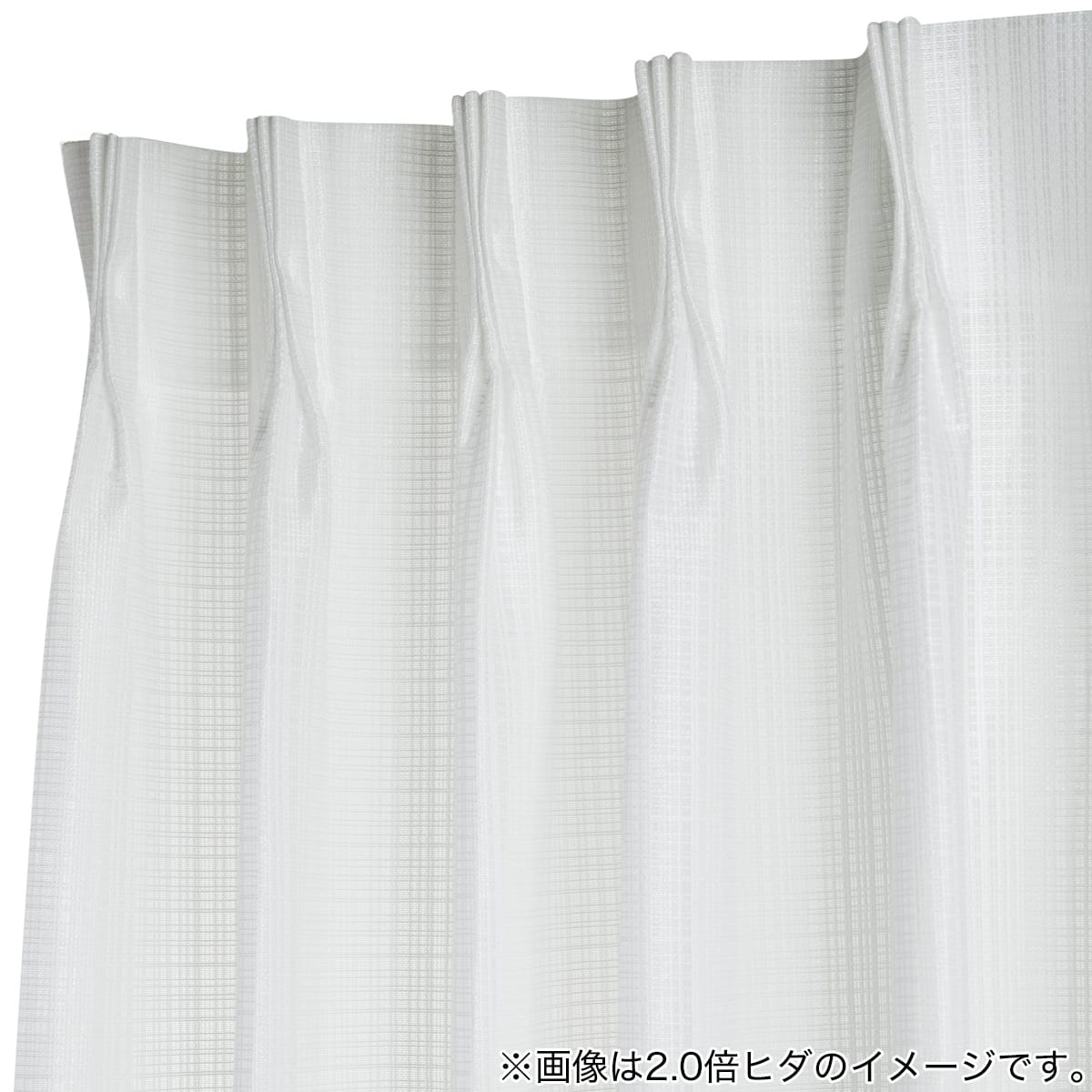 ミラーオーダーレース コルナ 2倍ヒダ(幅101-200/丈141-200cm