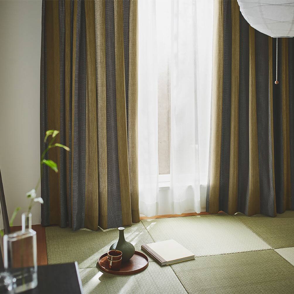 防炎オーダーレース クラッシュ 2倍ヒダ(幅-100/丈-140cm) | ニトリ