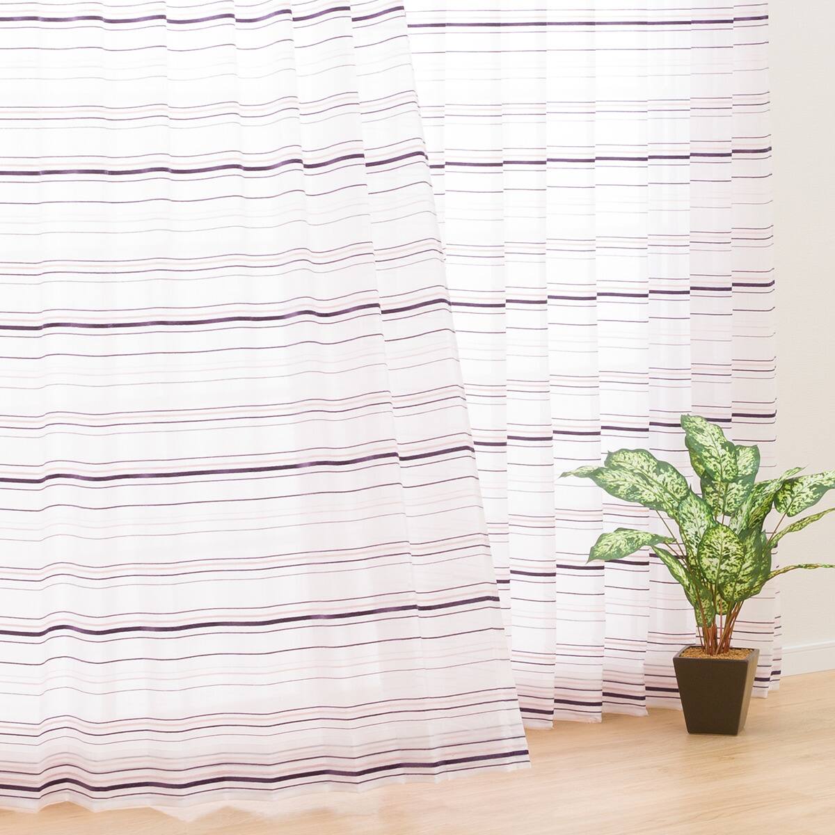 オーダーレース ホーク ローズ 2倍ヒダ(幅101-200/丈201-260cm