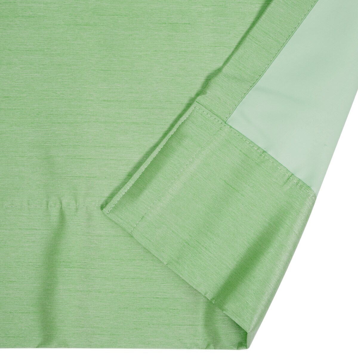 遮光1級オーダーカーテン ロシェコーティング グリーン 1.5倍ヒダ(幅