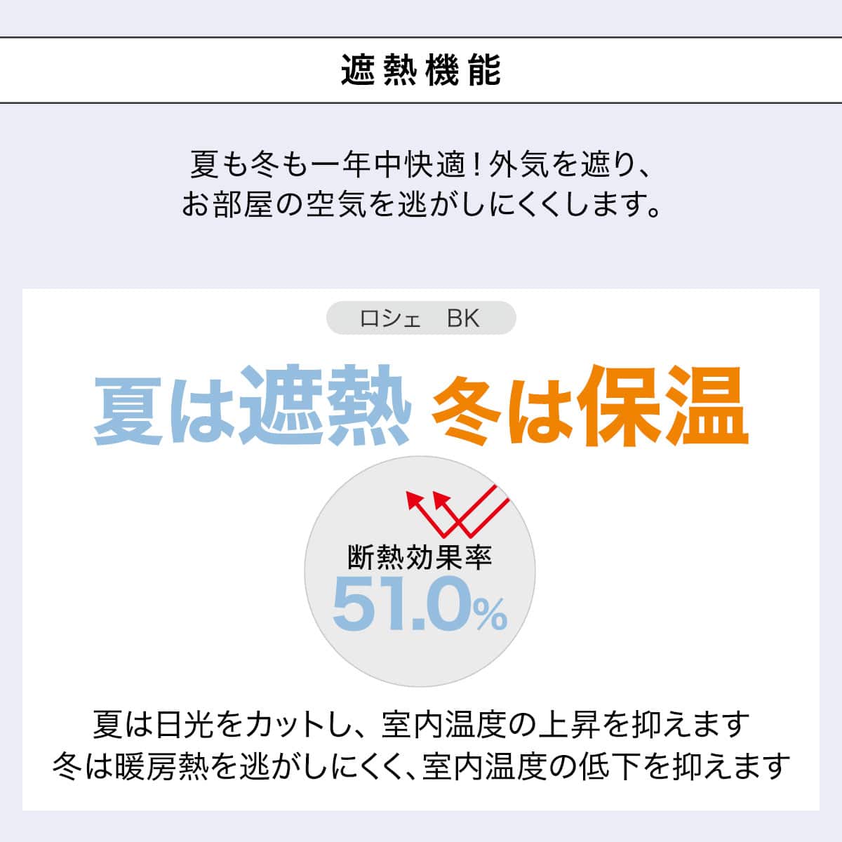 遮光1級・遮熱・遮音オーダーカーテン ロシェコーティング ブラック 2