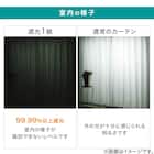 遮光1級・遮熱・防炎カーテン(ノーチェ オレンジ 100X185X2) 7枚目画像