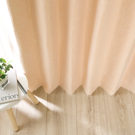 遮光1級・遮熱・防炎カーテン(ノーチェ オレンジ 100X185X2) 15枚目画像