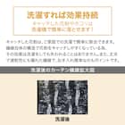 遮光2級・遮熱・花粉キャッチカーテン(キャッチCボタニカ 100X135X2) 8枚目画像