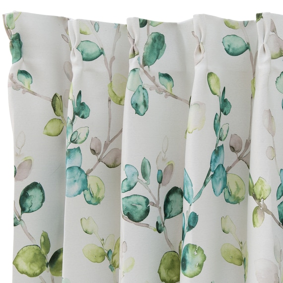 遮光2級・遮熱・花粉キャッチカーテン(キャッチCボタニカ 100X135X2) 12枚目画像