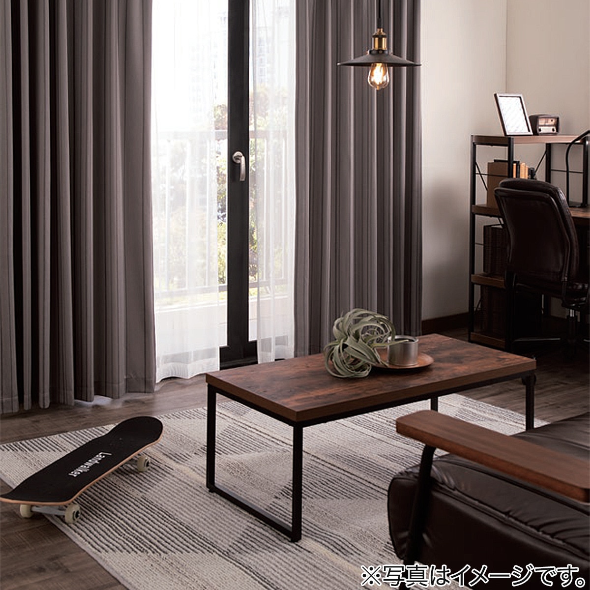 遮光2級カーテン＆レース 4枚セット(NラセットTBL 100X178cm