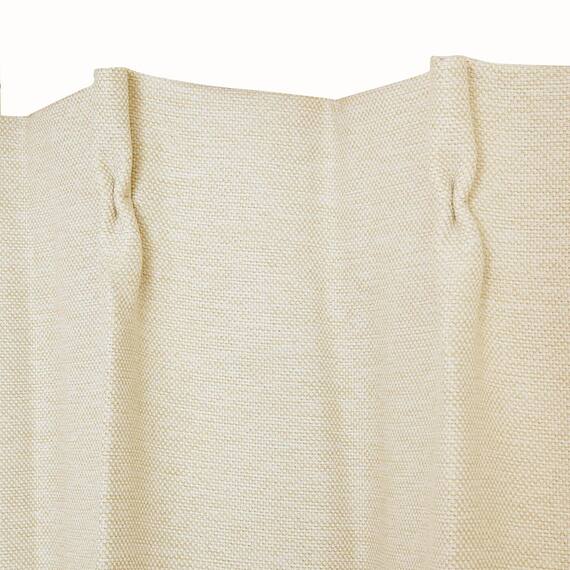 遮光2級・遮熱・防炎・50サイズカーテン(ノーブル3 アイボリー 100X210X2) 4枚目画像