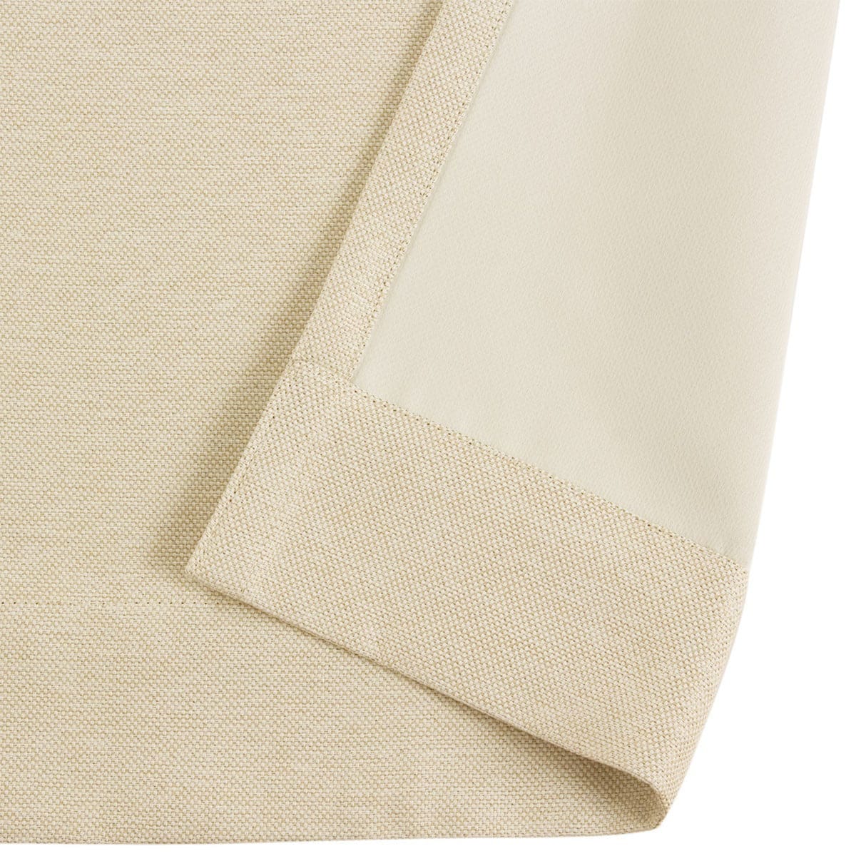 遮光2級・遮熱・防炎・50サイズカーテン(ノーブル3 アイボリー