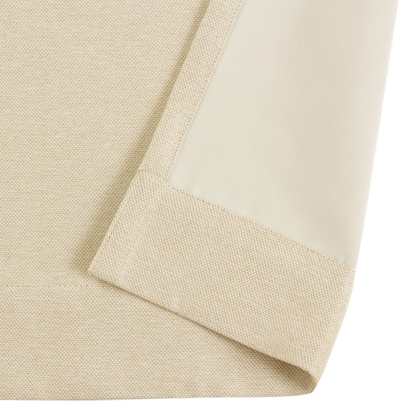 遮光2級・遮熱・防炎・50サイズカーテン(ノーブル3 アイボリー 100X210X2) 6枚目画像