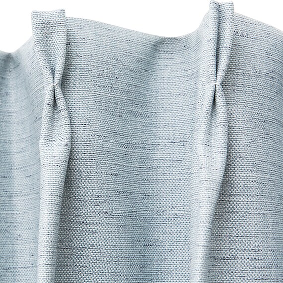 遮光1級・遮熱・遮音カーテン(レーベル ターコイズブルー 100X110X2) 7枚目画像