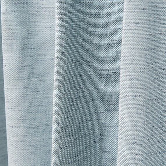 遮光1級・遮熱・遮音カーテン(レーベル ターコイズブルー 100X110X2) 10枚目画像