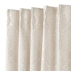 遮光1級・遮熱・遮音カーテン(ダマスク ベージュ 100X110X2) 4枚目画像