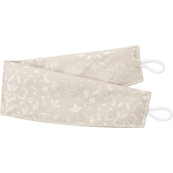 遮光1級・遮熱・遮音カーテン(ダマスク ベージュ 100X110X2) 8枚目画像