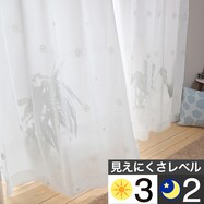 レースカーテン(ドイリー アイボリー)