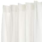 通風・遮熱・遮像・50サイズレースカーテン(エアトース プレーン100X176X2) 9枚目画像