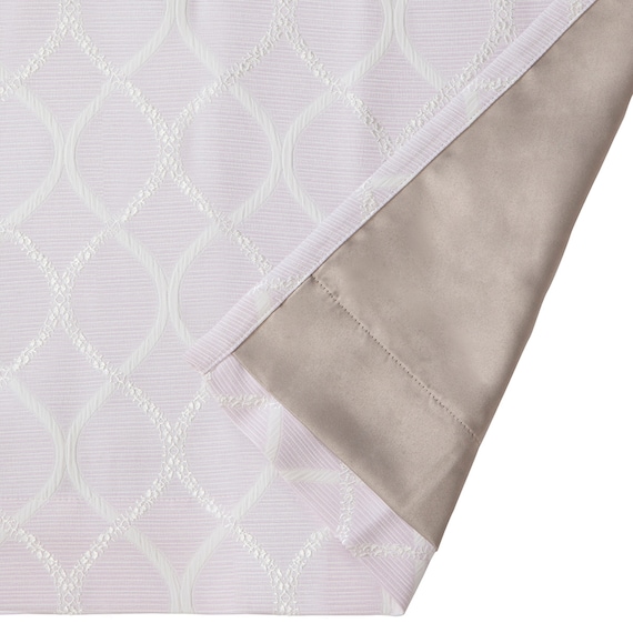 裏地付き遮光2級・遮熱カーテン(パターン レッドパープル 100X110X2) 6枚目画像