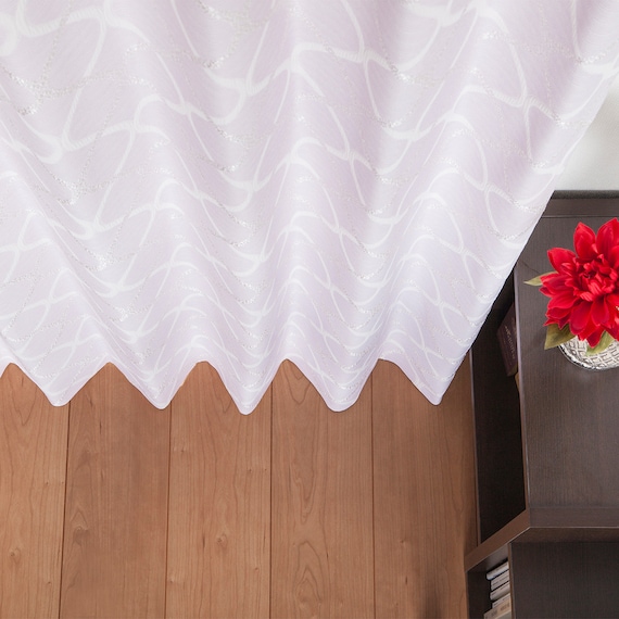 裏地付き遮光2級・遮熱カーテン(パターン レッドパープル 100X110X2) 9枚目画像