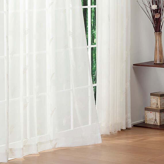 レースカーテン(オッハ 100X108X2) 1枚目画像