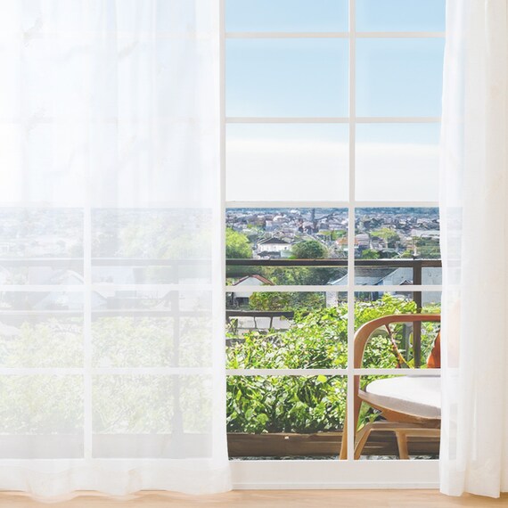 レースカーテン(オッハ 100X108X2) 3枚目画像