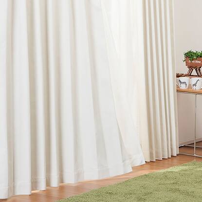 遮光1級 遮熱 遮音カーテン フェズリ アイボリー 100x178x2 通販 ニトリネット 公式 家具 インテリア通販