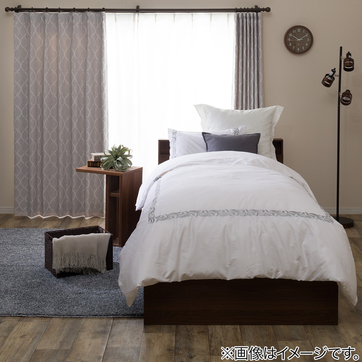 ミラー・花粉キャッチレースカーテン(キャッチCグリップ 100X198X2)通販 | ニトリネット【公式】 家具・インテリア通販