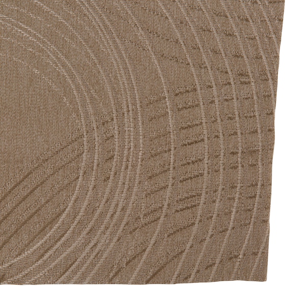 裏地付き遮光1級・遮熱ジャカードカーテン(RK001 ブラウン 100X178X2) 6枚目画像