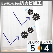 【省エネ・節電】遮熱・遮像・抗カビ・採光レースカーテン(ENアンティ)
