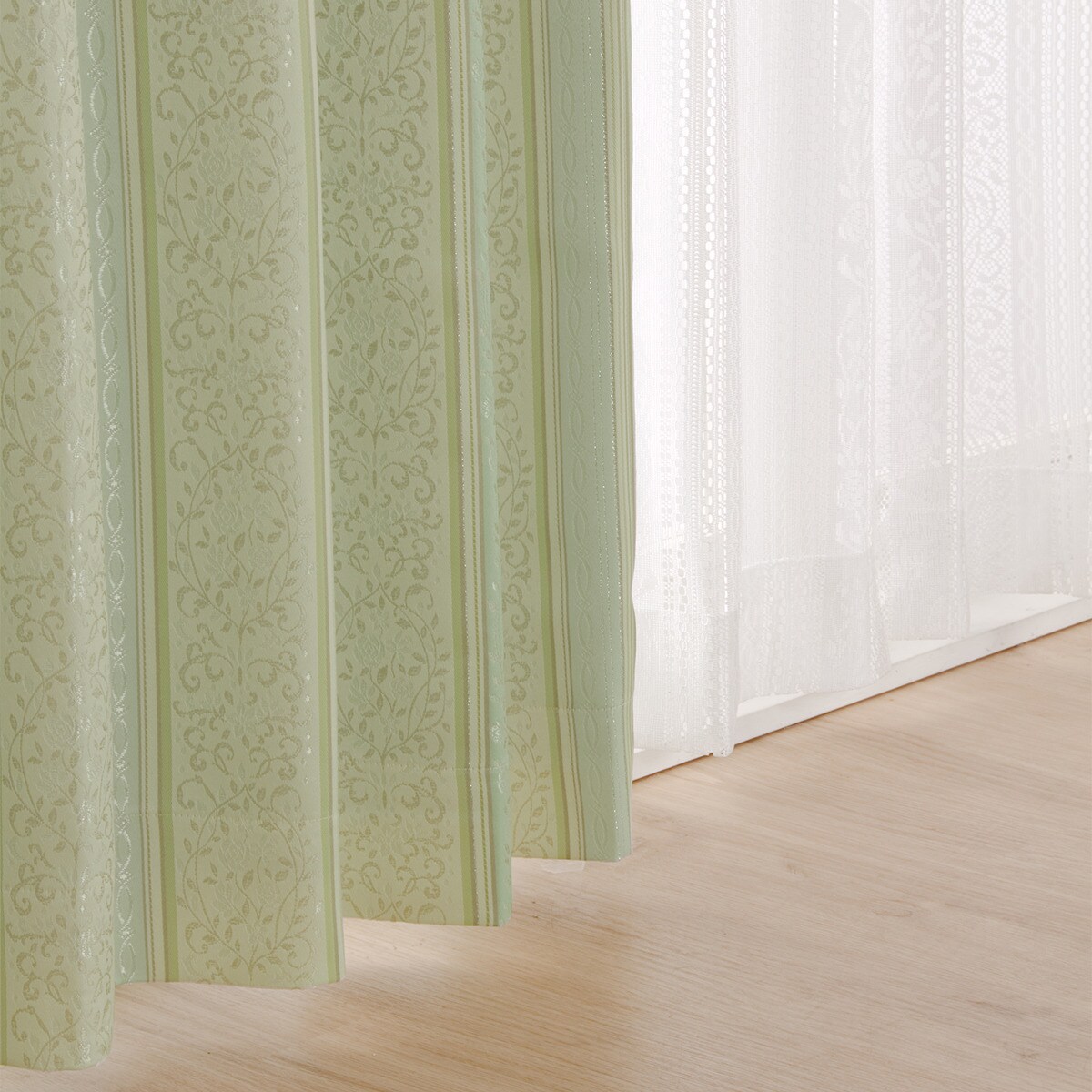 裏地付き遮光2級 遮熱カーテン カティア グリーン 通販 ニトリネット 公式 家具 インテリア通販 裏地付き遮光2級 遮熱カーテン カティア グリーン 通販 ニトリネット 公式 家具 インテリア通販