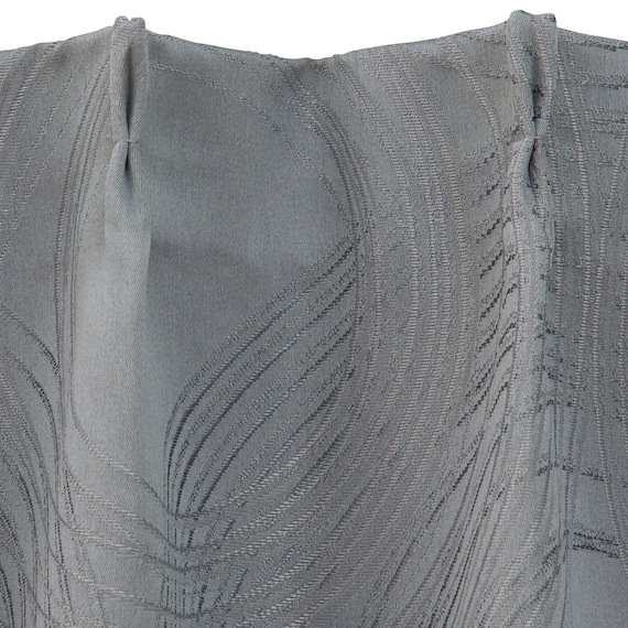 裏地付き遮光1級・遮熱ジャカードカーテン(PK001 グレー 100X110X2) 10枚目画像