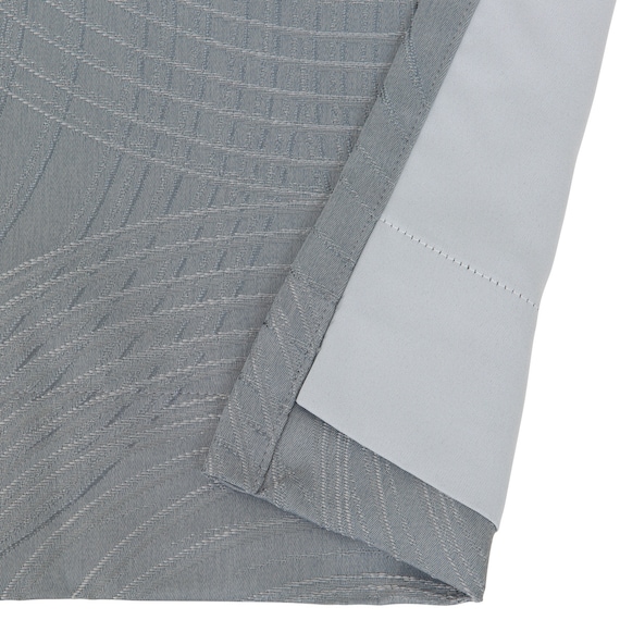 裏地付き遮光1級・遮熱ジャカードカーテン(PK001 グレー 100X110X2) 12枚目画像