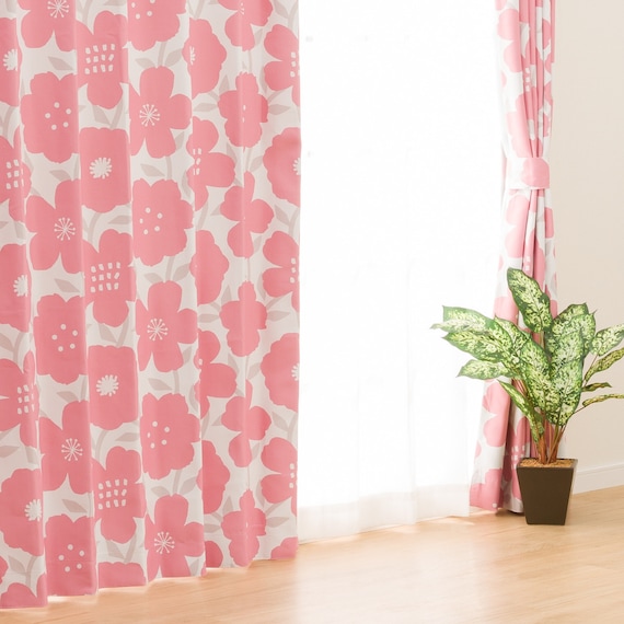 (1枚入り)遮光2級・遮熱カーテン(RD022 ローズ 100X200X1) 2枚目画像