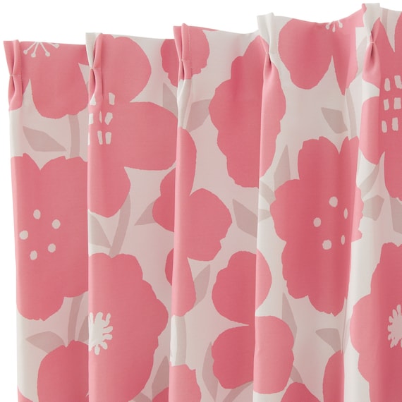 (1枚入り)遮光2級・遮熱カーテン(RD022 ローズ 100X200X1) 6枚目画像