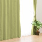 遮光1級・遮熱・遮音カーテン&遮熱・遮像レース4枚セット(RP002LYGR 100X178cmセット) 2枚目画像