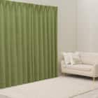 遮光1級・遮熱・遮音カーテン&遮熱・遮像レース4枚セット(RP002LYGR 100X178cmセット) 2枚目画像