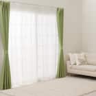 遮光1級・遮熱・遮音カーテン&遮熱・遮像レース4枚セット(RP002LYGR 100X178cmセット) 3枚目画像