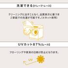 遮光1級・遮熱・遮音カーテン&遮熱・遮像レース4枚セット(RP002LYGR 100X178cmセット) 12枚目画像