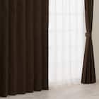 遮光1級・遮熱・遮音カーテン&遮熱・遮像レース4枚セット(RP002 DkBR100X190cmセット) 1枚目画像