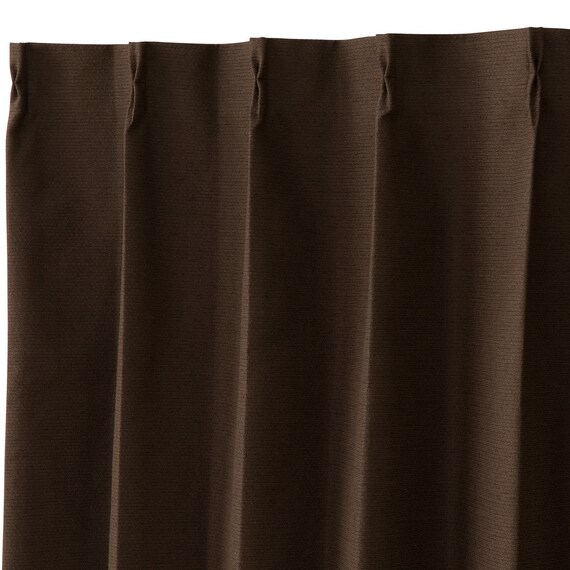 遮光1級・遮熱・遮音カーテン&遮熱・遮像レース4枚セット(RP002 DkBR100X190cmセット) 13枚目画像