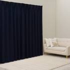 遮光1級・遮熱・遮音カーテン&遮熱・遮像レース4枚セット(RP002 NV 100X135cmセット) 2枚目画像