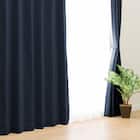 遮光1級・遮熱・遮音カーテン&遮熱・遮像レース4枚セット(RP002 NV 100X210cmセット) 2枚目画像