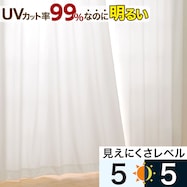 UVカット率99% 遮熱・遮像レースカーテン(RL040)
